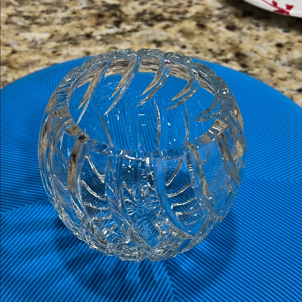 Heavy Glass / Crystal Bowl /Votive /Vase